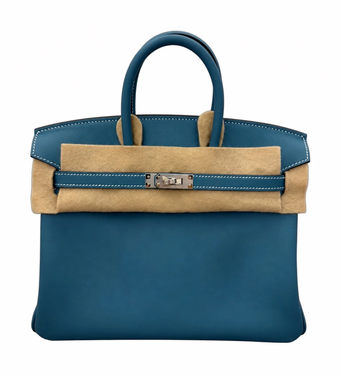 Birkin 25 Bleu Jean Swift PHW
